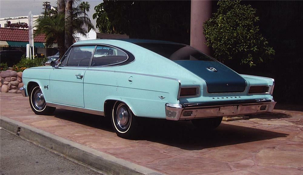 1965 RAMBLER MARLIN COUPE - Rear 3/4 - 43883
