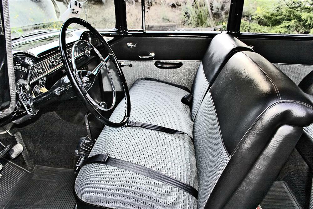 1956 CHEVROLET 210 2 DOOR STATION WAGON - Interior - 43925