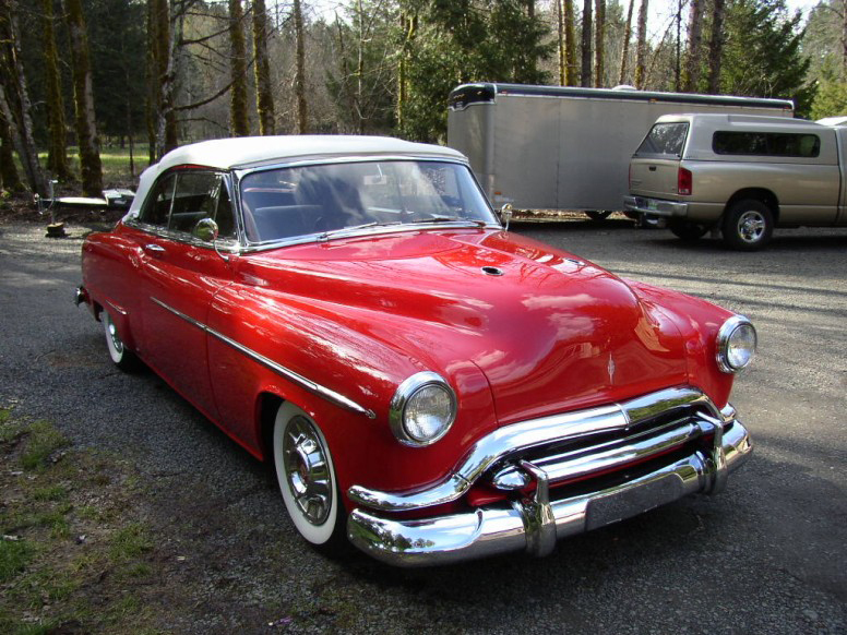 1951 OLDSMOBILE 88 CUSTOM CONVERTIBLE - Front 3/4 - 43972