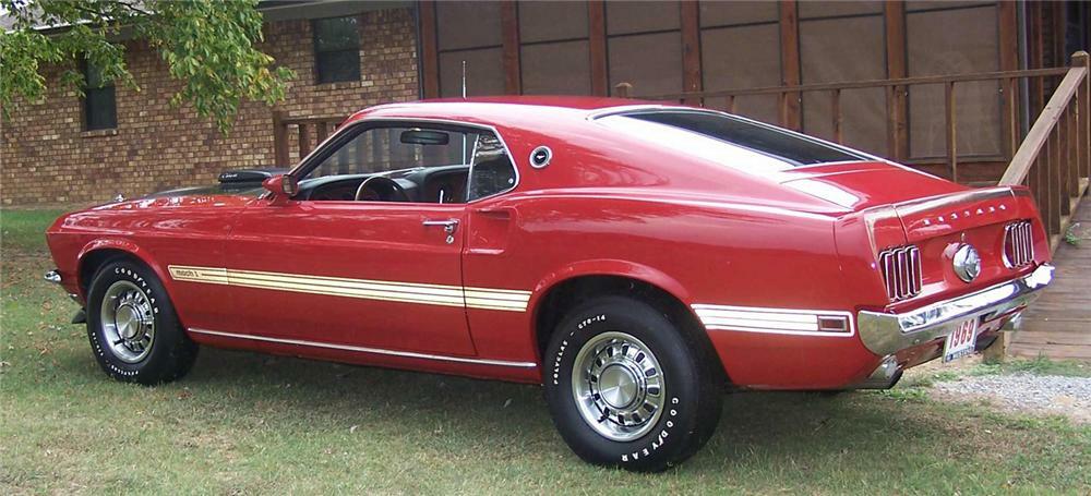 1969 Ford Mustang Mach 1 428 Scj R Fastback