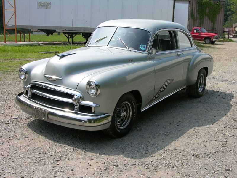 1950 CHEVROLET GASSER CUSTOM COUPE - Front 3/4 - 44384