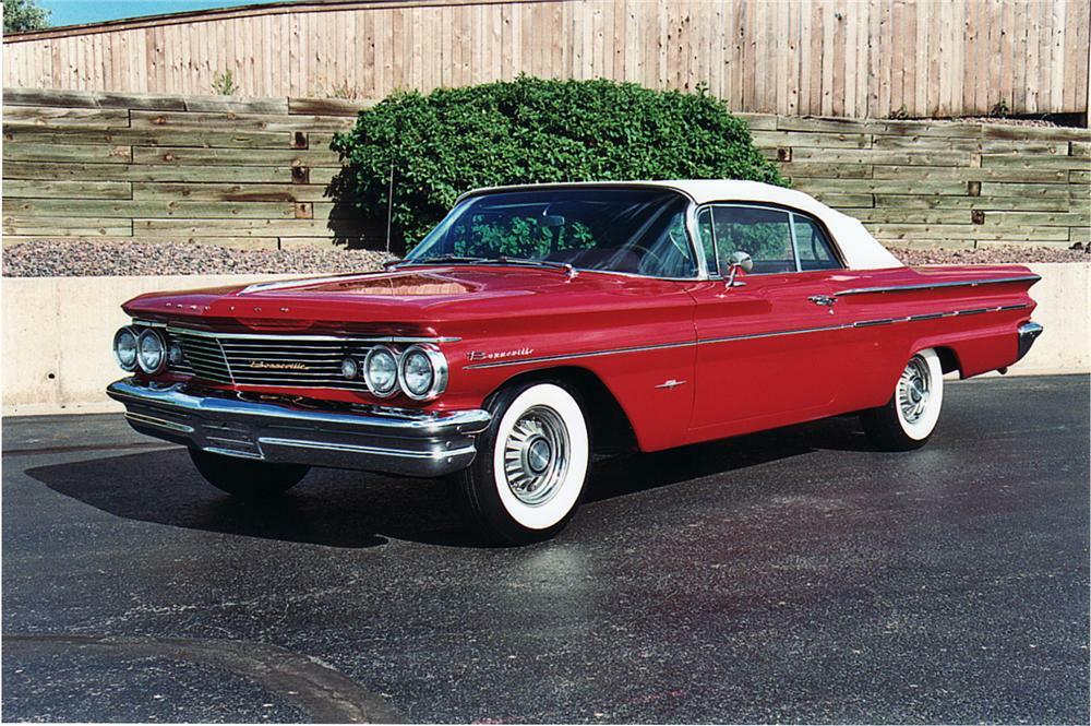 1960 PONTIAC BONNEVILLE CONVERTIBLE - Front 3/4 - 44410