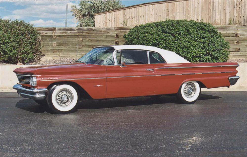 1960 PONTIAC BONNEVILLE CONVERTIBLE - Side Profile - 44410
