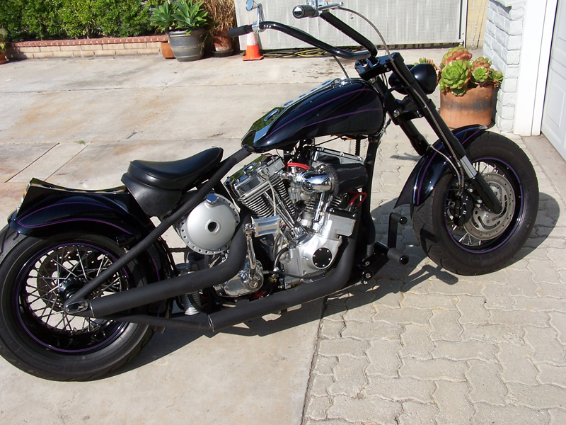2005 ULTIMA HARDTAIL CHOPPER - Rear 3/4 - 44431