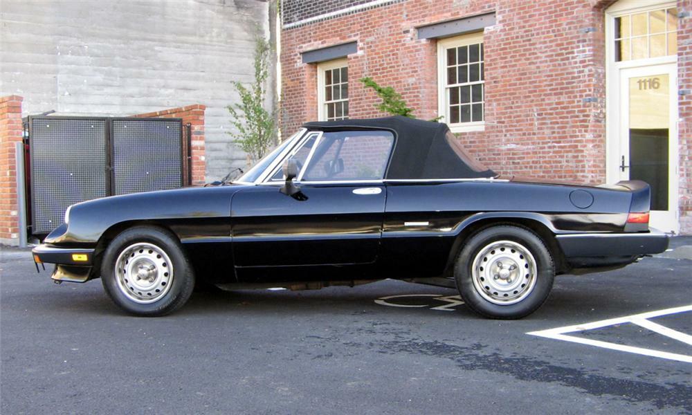 1986 Alfa Romeo Spider Graduate Convertible