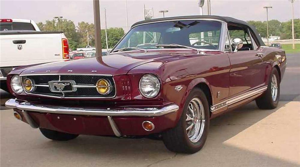 1965 Ford Mustang Gt K Code Convertible 1965 Ford Mustang Gt K Code Convertible Front