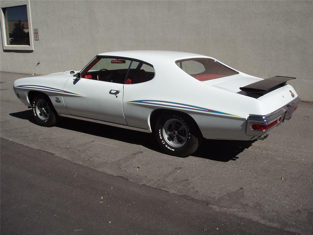 1970 PONTIAC GTO JUDGE 2 DOOR HARDTOP - Rear 3/4 - 44855