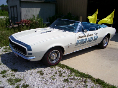 1967 CHEVROLET CAMARO RS/SS PACE CAR CONVERTIBLE - Front 3/4 - 44900