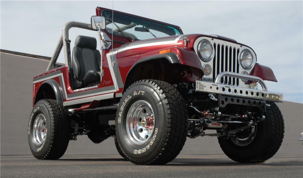 1982 JEEP CJ-7 4X4 - Front 3/4 - 45282