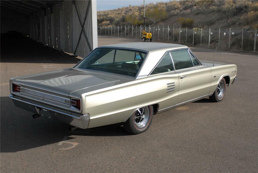 1966 DODGE CORONET 500 2 DOOR HARDTOP - Rear 3/4 - 47217