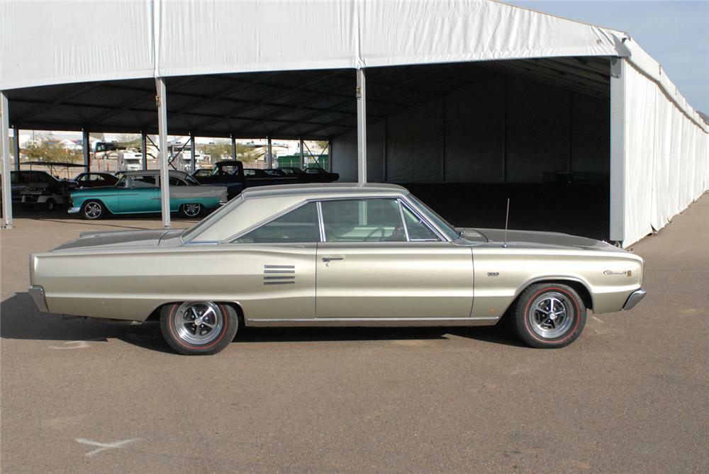 1966 DODGE CORONET 500 2 DOOR HARDTOP - Side Profile - 47217