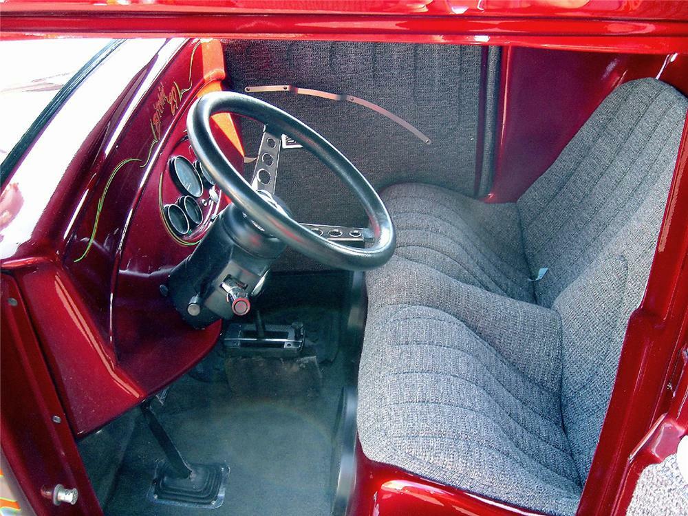 1929 FORD MODEL A CUSTOM HOT ROD COUPE - Interior - 48957