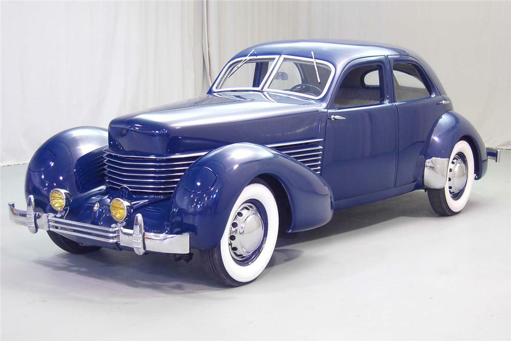 1936 CORD 810 WESTCHESTER SEDAN - Front 3/4 - 49192