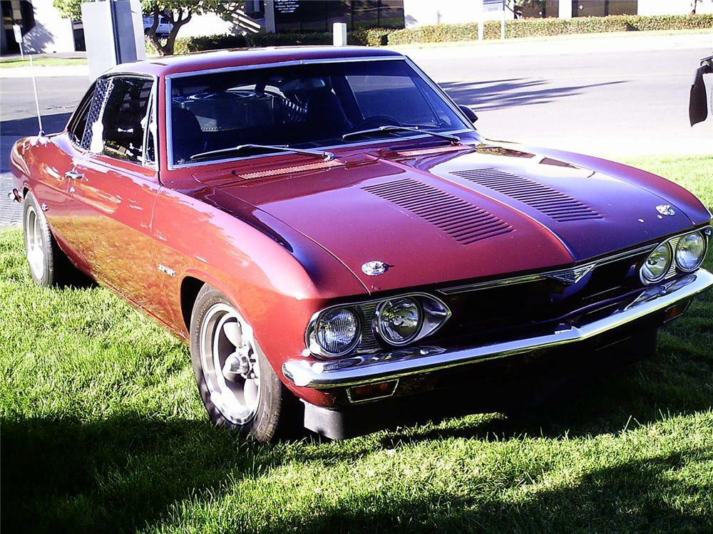 1966 CHEVROLET CORVAIR V-8 COUPE - Front 3/4 - 49366