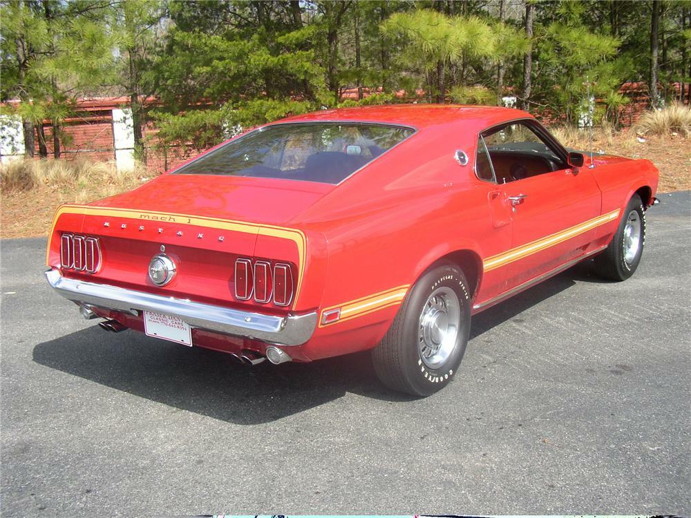 1969 FORD MUSTANG MACH 1 FASTBACK - Rear 3/4 - 49553
