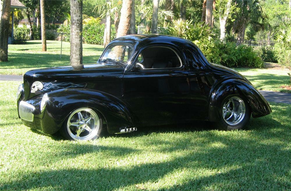 1941 WILLYS CUSTOM COUPE - Side Profile - 49599