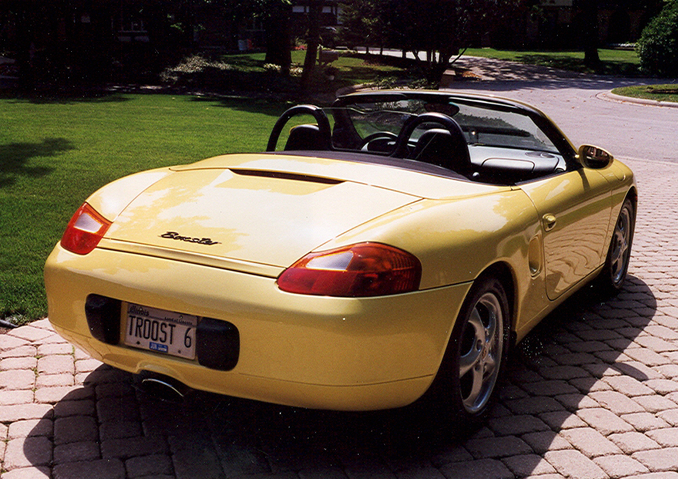 1997 PORSCHE BOXSTER CONVERTIBLE - Rear 3/4 - 49646