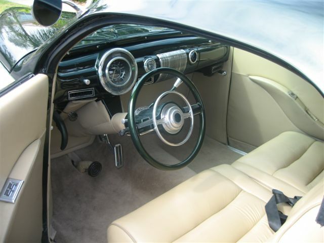 1941 LINCOLN ZEPHYR 2 DOOR BUSINESS COUPE STREET ROD - Interior - 49696