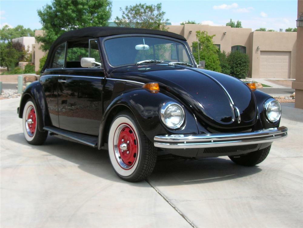1971 VOLKSWAGEN BEETLE CONVERTIBLE - Front 3/4 - 60542