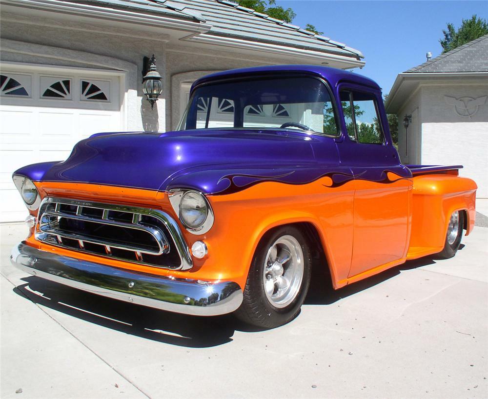 1955 CHEVROLET PICKUP - Front 3/4 - 60691