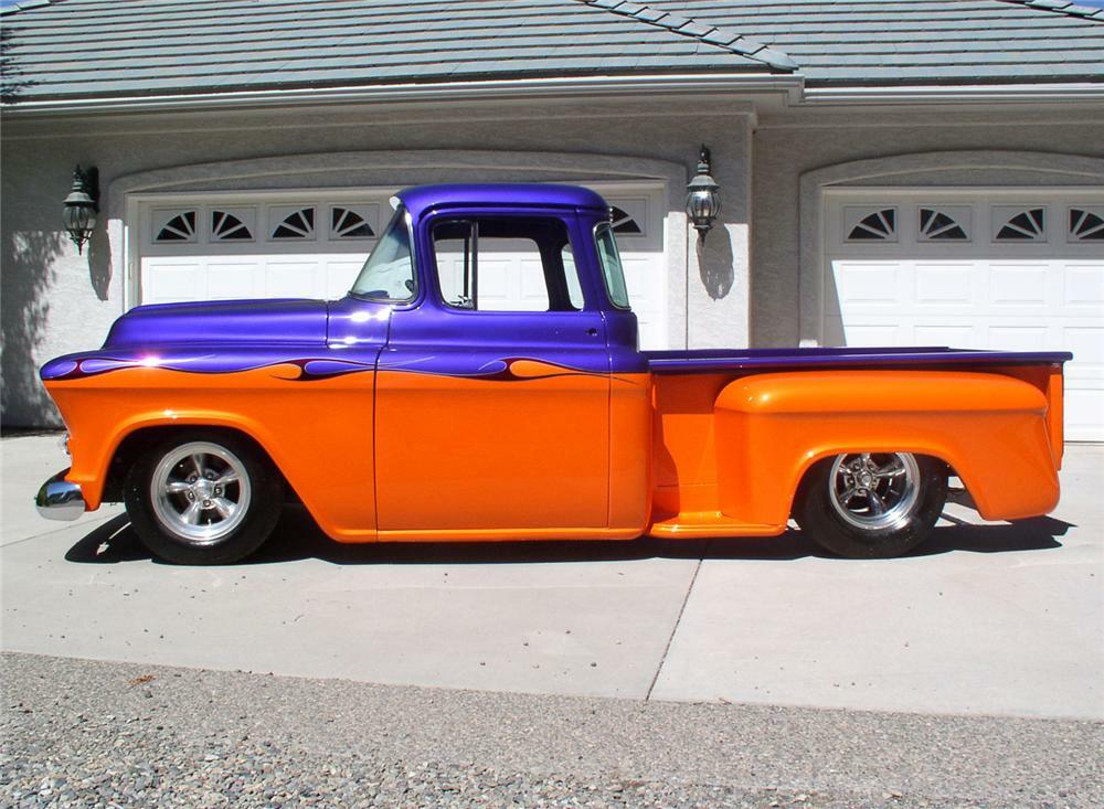 1955 CHEVROLET PICKUP - Side Profile - 60691