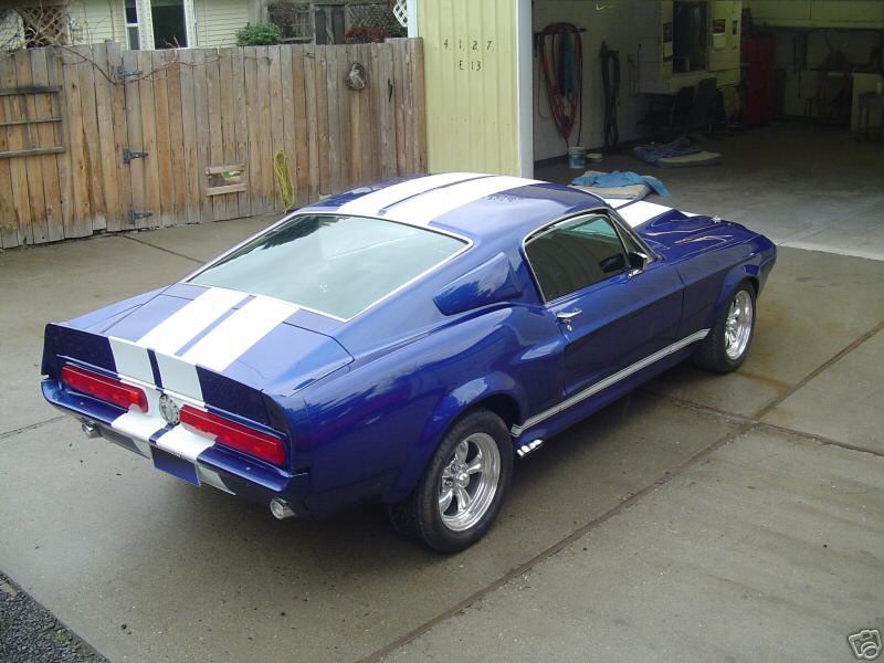 1967 FORD MUSTANG CUSTOM FASTBACK - Rear 3/4 - 60951