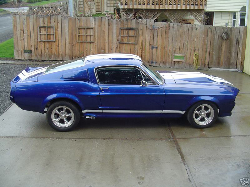1967 FORD MUSTANG CUSTOM FASTBACK - Side Profile - 60951