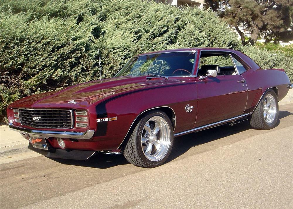 1969 CHEVROLET CAMARO RS/SS CUSTOM COUPE - Front 3/4 - 60991