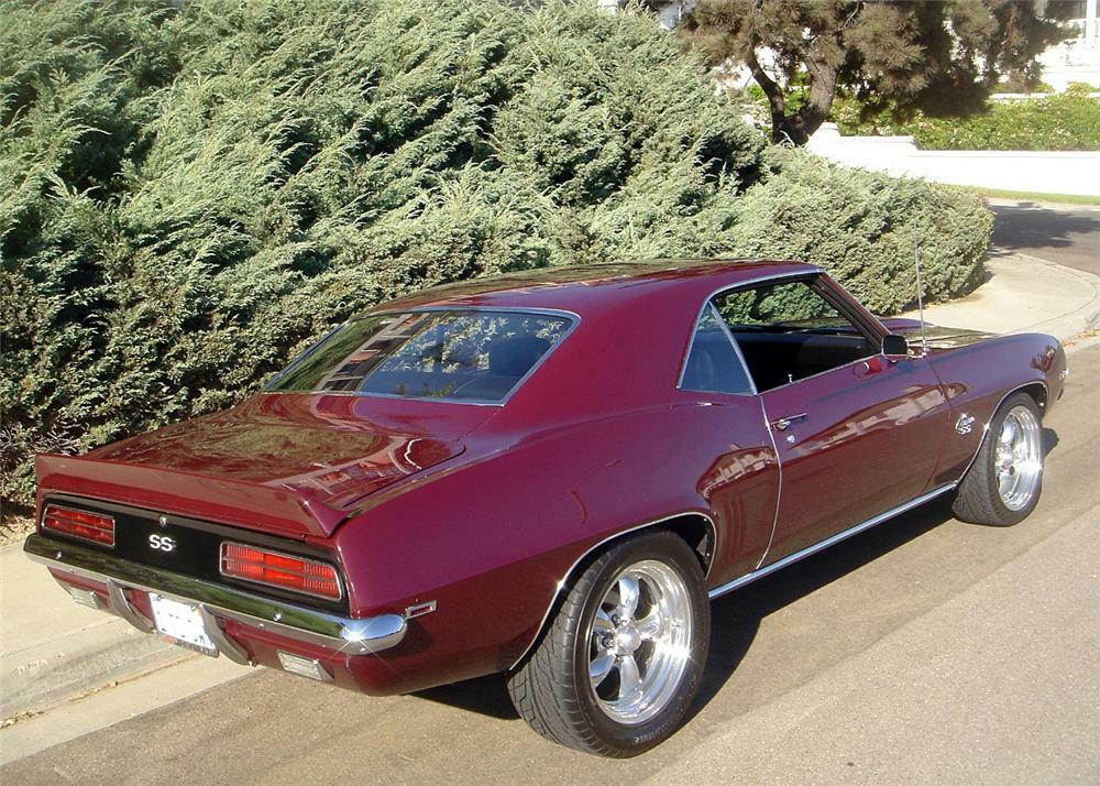 1969 CHEVROLET CAMARO RS/SS CUSTOM COUPE - Rear 3/4 - 60991