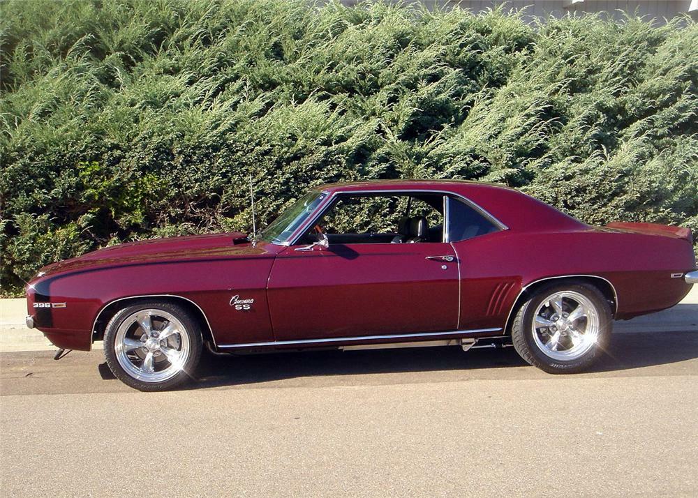 1969 CHEVROLET CAMARO RS/SS CUSTOM COUPE - Side Profile - 60991