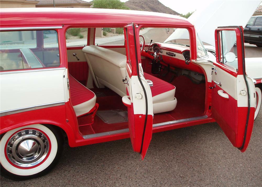1956 CHEVROLET 210 4 DOOR STATION WAGON - Interior - 61107