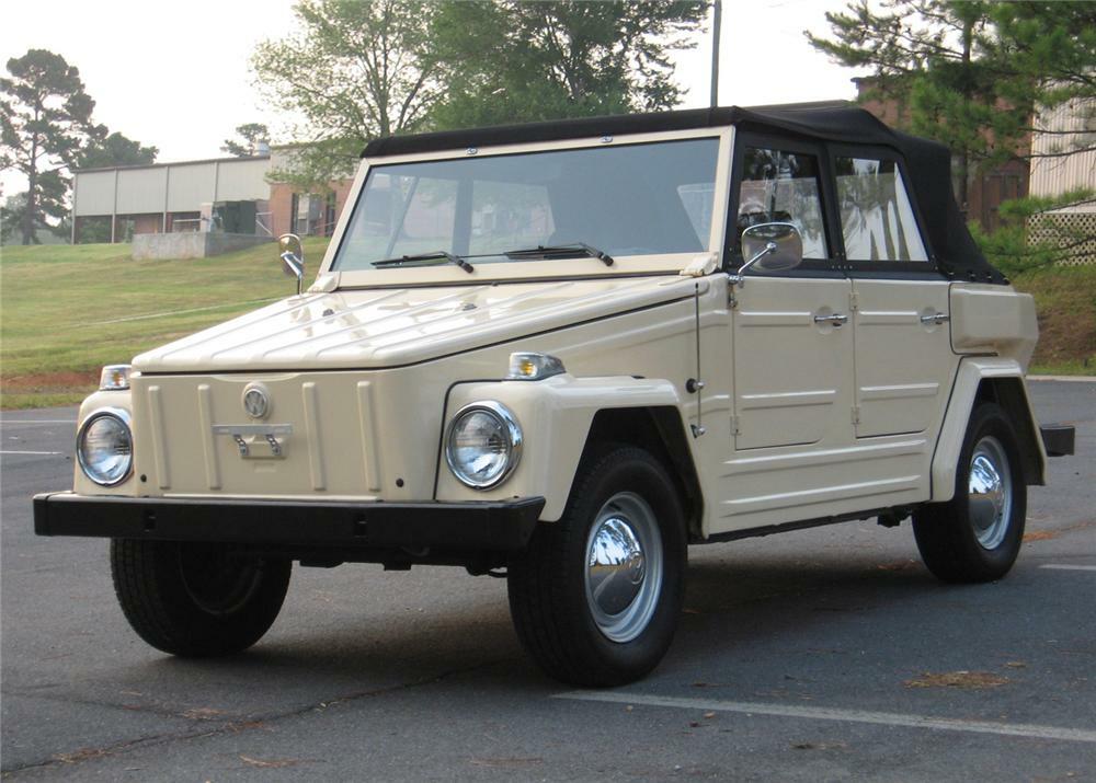 1974 VOLKSWAGEN THING 4 DOOR CONVERTIBLE - Front 3/4 - 61198