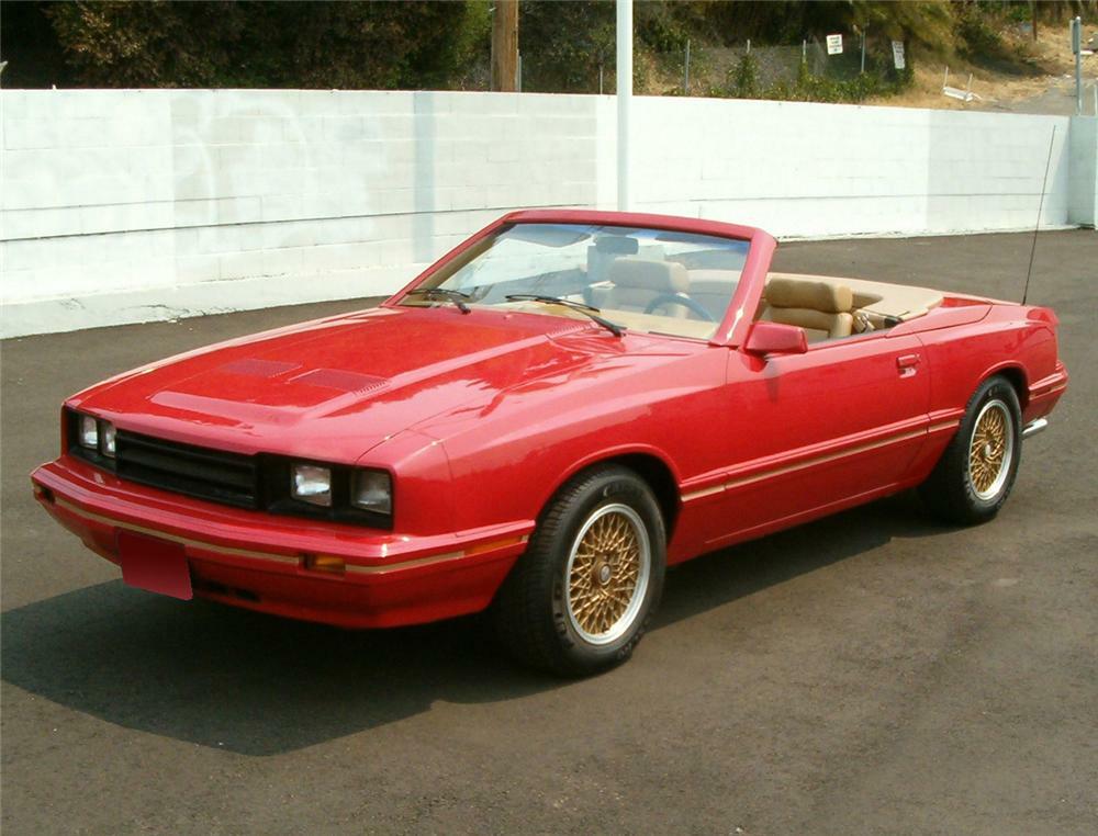 1984 Mercury Capri Mclaren Convertible