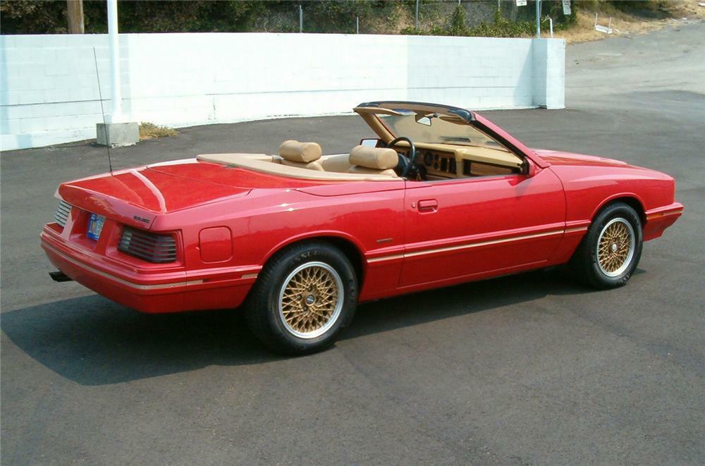 1984 Mercury Capri Mclaren Convertible