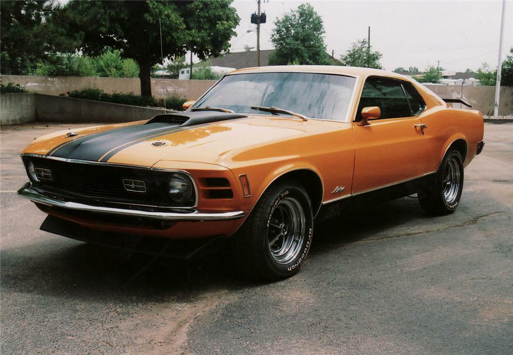 1970 FORD MUSTANG MACH 1 FASTBACK - Front 3/4 - 61317