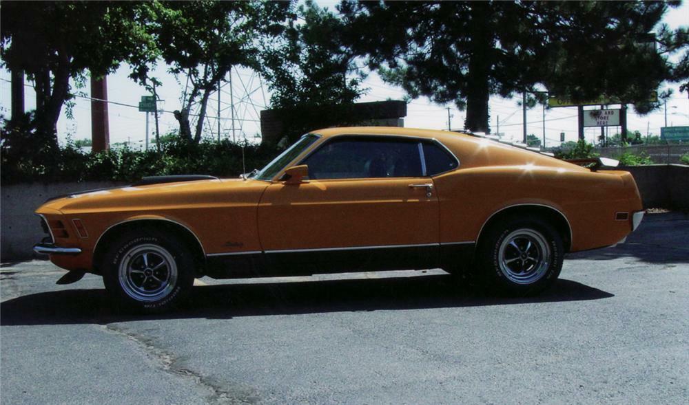 1970 FORD MUSTANG MACH 1 FASTBACK - Side Profile - 61317