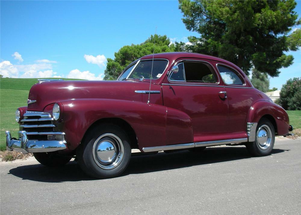 1947 CHEVROLET FLEETMASTER 2 DOOR COUPE - Front 3/4 - 61363