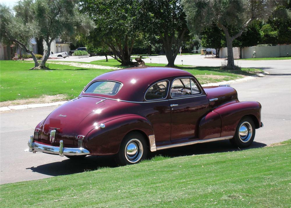 1947 CHEVROLET FLEETMASTER 2 DOOR COUPE - Rear 3/4 - 61363