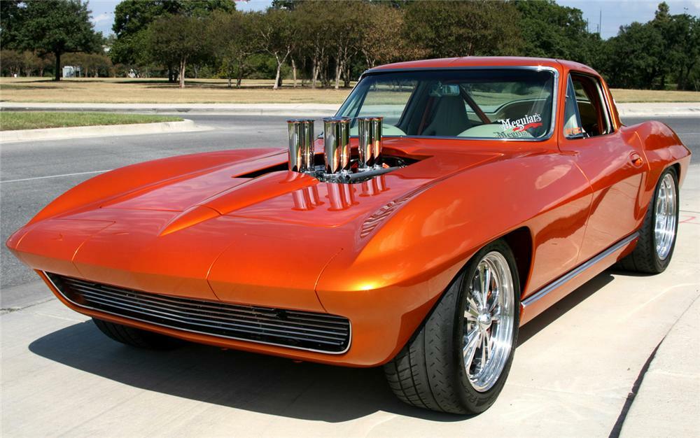 1966 CHEVROLET CORVETTE CUSTOM COUPE - Front 3/4 - 61372