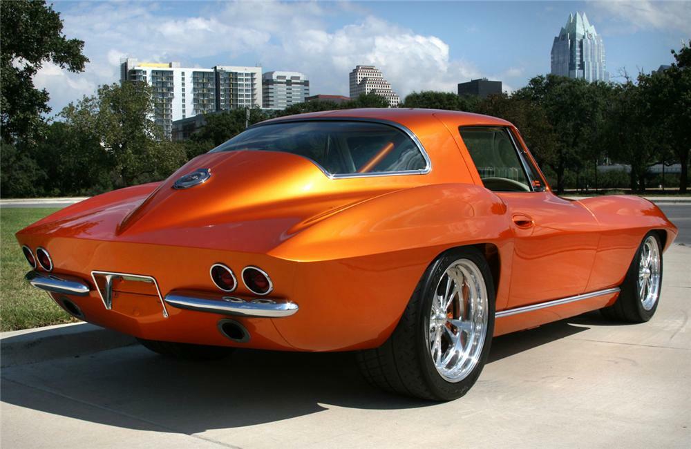 1966 CHEVROLET CORVETTE CUSTOM COUPE - Rear 3/4 - 61372