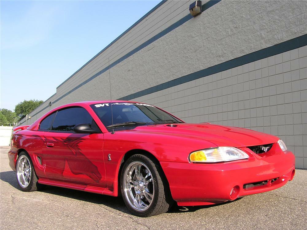 1997 FORD MUSTANG COBRA SVT 2 DOOR HARDTOP - Front 3/4 - 61382