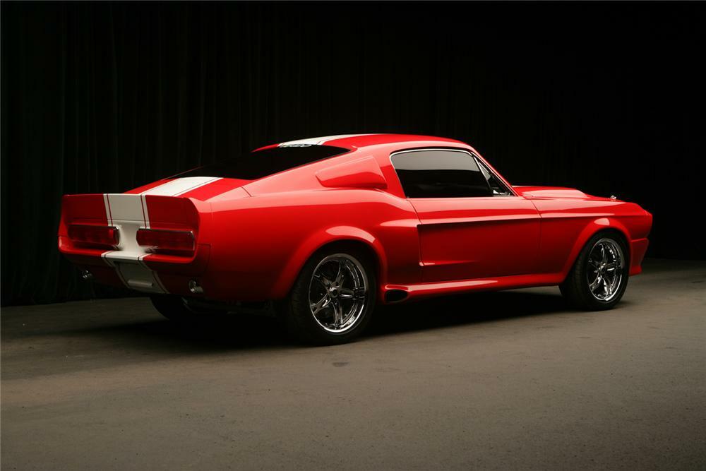 1967 FORD MUSTANG CUSTOM FASTBACK "PIT VIPER #04" - Rear 3/4 - 61880