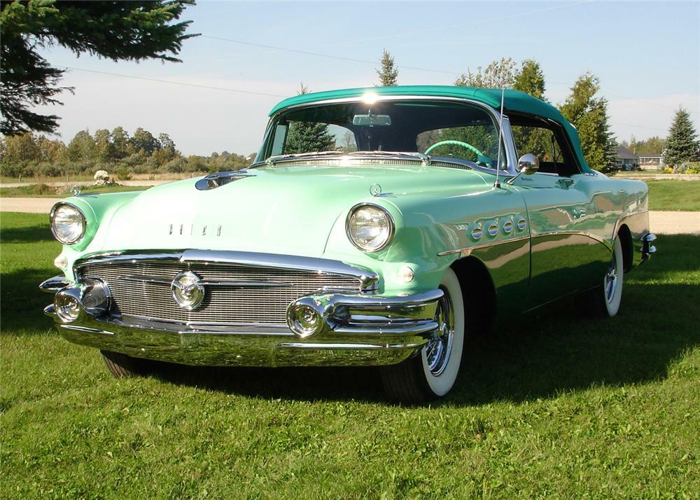 1956 BUICK ROADMASTER CONVERTIBLE - Front 3/4 - 61905