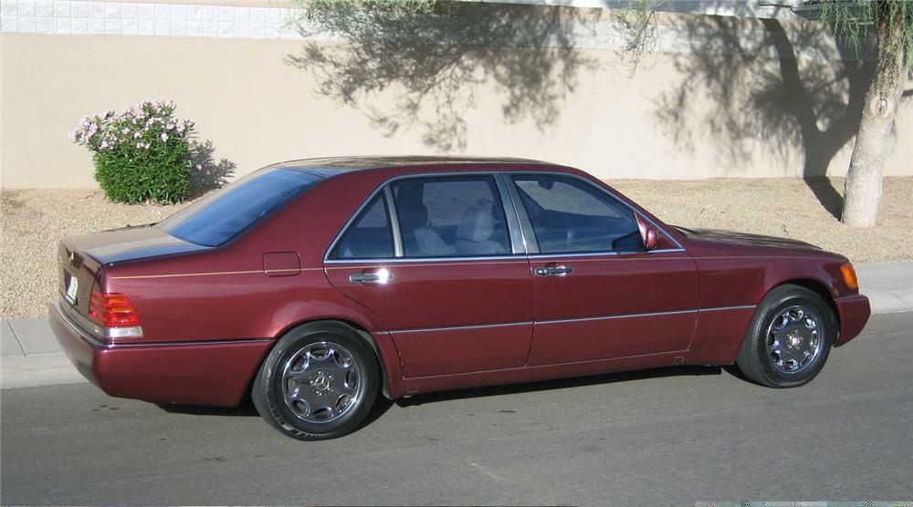 1992 MERCEDES-BENZ 500SEL 4 DOOR HARDTOP - Rear 3/4 - 61945