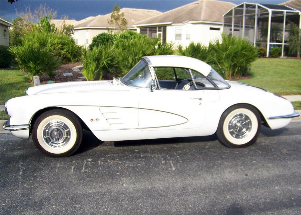1958 CHEVROLET CORVETTE CONVERTIBLE - Side Profile - 63880