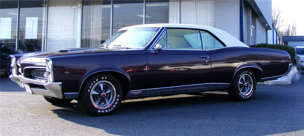 1967 PONTIAC GTO 2 DOOR HARDTOP - Side Profile - 64188