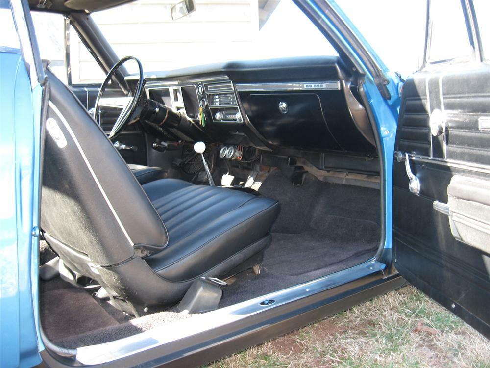 1968 CHEVROLET CHEVELLE SS 396 2 DOOR HARDTOP - Interior - 64317