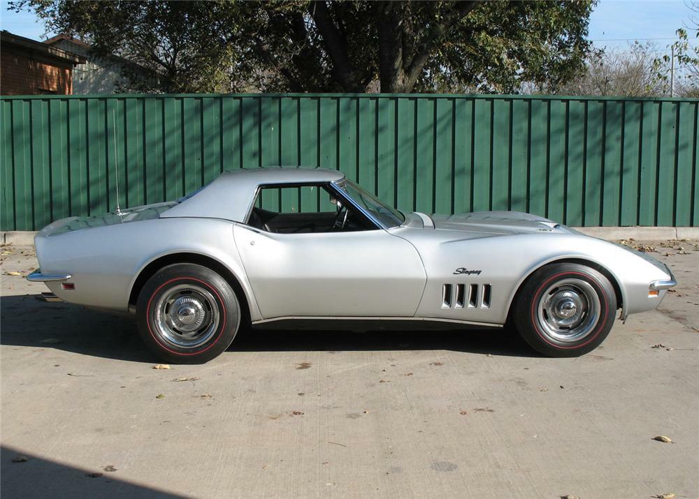 1969 CHEVROLET CORVETTE CONVERTIBLE - Side Profile - 64374