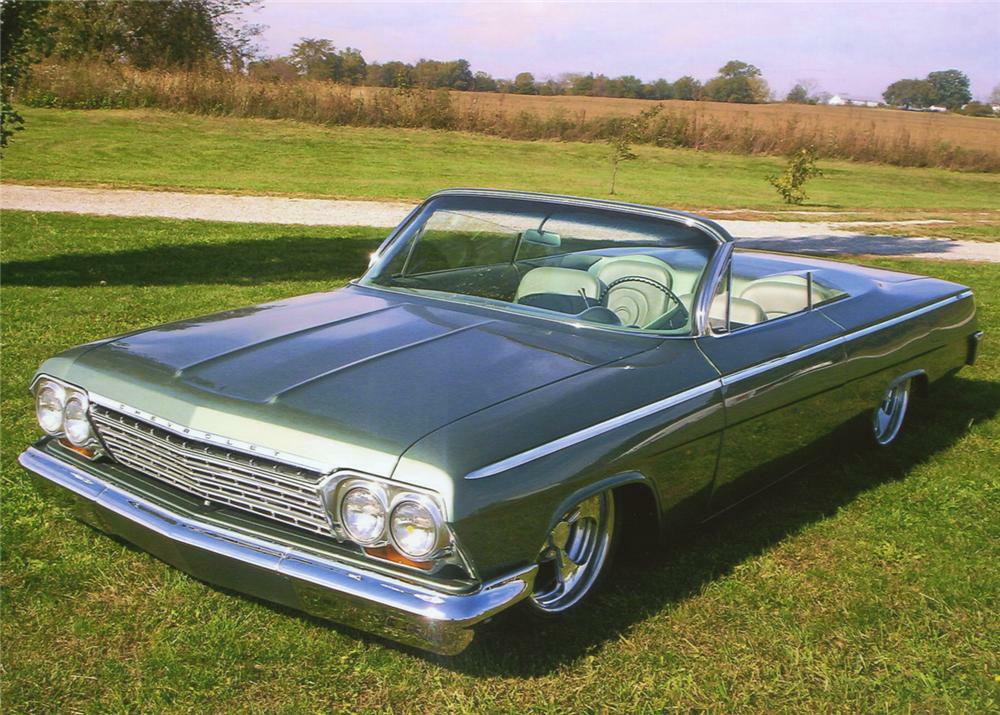 1962 CHEVROLET IMPALA CUSTOM ROADSTER - Front 3/4 - 65771