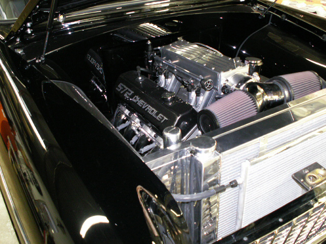 1955 CHEVROLET BEL AIR CUSTOM 2 DOOR HARDTOP - Engine - 65810